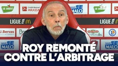 Brest 1-3 Lens : "Un match difficile à 12 ou 13 contre 10", Roy peste contre l’arbitrage