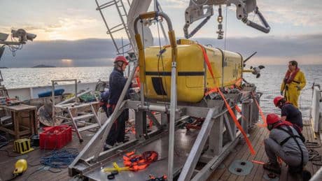 Searching for radioactive waste in the depths of the Atlantic