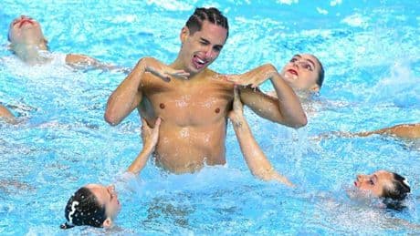 España sella su paso por el Mundial con un bronce en equipo acrobático