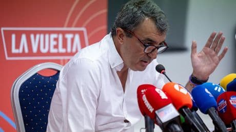El director de la Vuelta lamenta lo ocurrido: "Todos tenemos claro quién ha llamado al boicot"