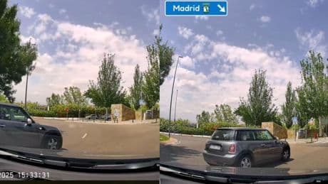 Graba la indignante salida de un Mini en una rotonda de Madrid y la gente alucina: “Las glorietas son el lugar de encuentro de mentes inteligentes”
