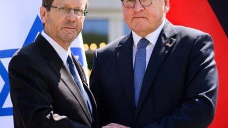 60 Jahre Diplomatie: Israelischer Staatspräsident Herzog zu Besuch in Bellevue