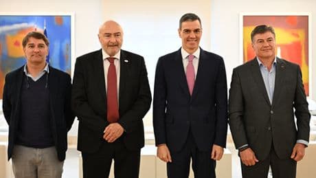 Sánchez recibe a la patronal rival de la CEOE en plena batalla electoral en Cepyme