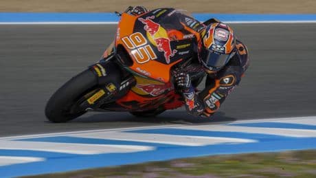 Medische keuring voor motorcoureur Collin Veijer in Italië