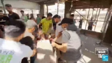 Deadly Israeli strikes hit seaside cafe, homes and schools in Gaza