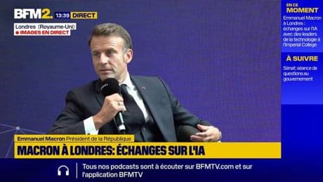 Brexit: à Londres, Emmanuel Macron affirme que le Royaume-Uni n'a pas "mieux réglé ses problèmes"