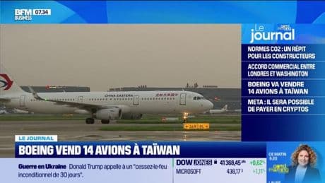 Boeing vend 14 avions à Taïwan