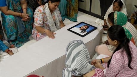Funeral Held for Loved One Lost in Air India Crash