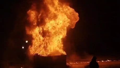 Petrol sondaj kuyusunda patlama: Çok sayıda yaralı var