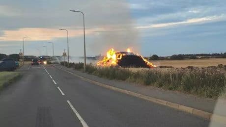 Fire crews battle two blazes in East Lothian feared to be started deliberately