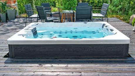 Family horrified after opening their curtains and discovering what was in their hot tub