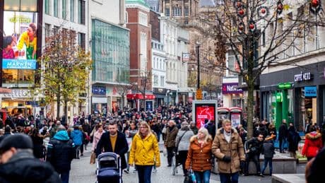 Spending falls to lowest point in year as businesses ‘grapple with extra costs’
