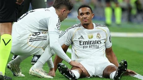 Trent Alexander-Arnold forced off injured just THREE minutes into Champions League debut for Real Madrid as struggles in Spain continue for ex-Liverpool star