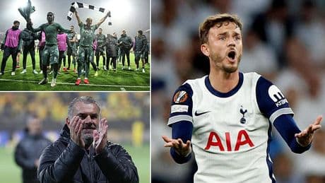 Injured James Maddison admits he's 'gutted' that he will miss the Europa League final after Tottenham set up showdown with Man United