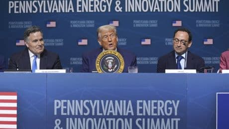 Trump unveils new investments in energy and tech at Pennsylvania summit