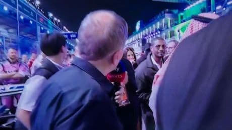 Martin Brundle ignored by Usher on Saudi GP grid after cutting interview short