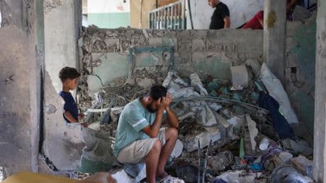 Israeli airstrikes on Gaza school sheltering families kill 52