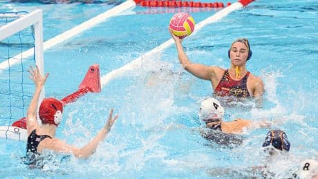 La selección española de waterpolo avanza con paso firme a cuartos tras arrollar a Gran Bretaña