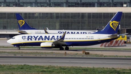 Ryanair recortará un millón de plazas por la subida de las tarifas de Aena