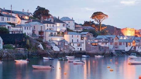 Beautiful little seaside village with winding streets and stunning marina