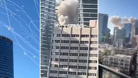 İran'ın Tel Aviv'e saldırısının en net görüntüsü