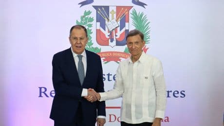 Russia's foreign minister visits the Dominican Republic to strengthen economic and commercial ties