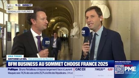 BFM BUSINESS au somment Choose France 2025 : Antoine Le Nel, vice-président de Revolut