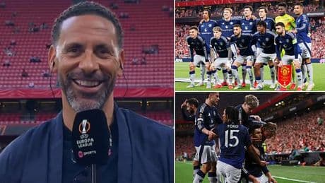 Rio Ferdinand singles out £60m Man United star for praise as club legend hails his 'sensational' performance in 3-0 Europa League victory