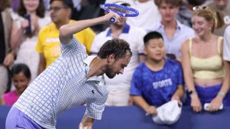ABD Açık'ta Novak Djokovic, 2. tura çıkarken Daniil Medvedev veda etti