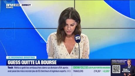 Guess, la célèbre marque de mode, fait ses adieux à la Bourse