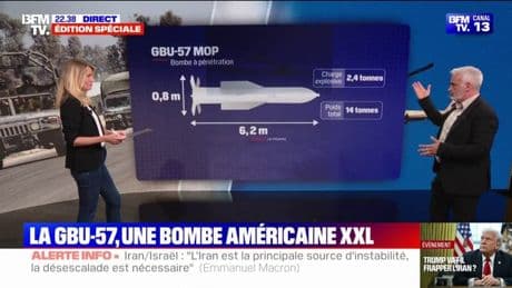 GBU-57: la bombe "anti-bunker" américaine qui peut faire basculer le conflit
