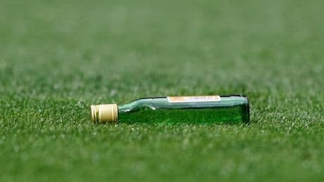 Glass bottle thrown at goalkeeper Sinisalo during Rangers vs Celtic clash at Ibrox