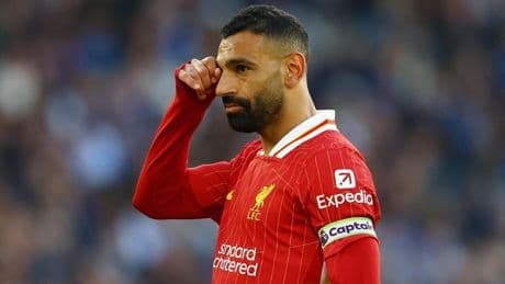 Salah se aleja de la Bota de Oro: se atasca ante el Brighton y deja el premio en bandeja a Mbappé