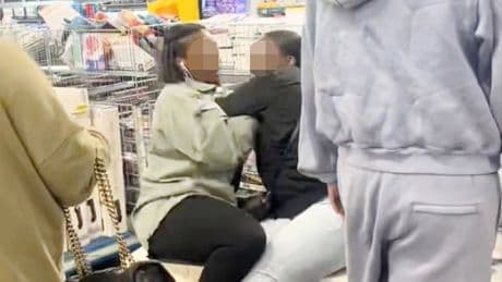 Shocking moment chaos erupts in Aldi store as shoppers fight over viral £150 Pilates machine