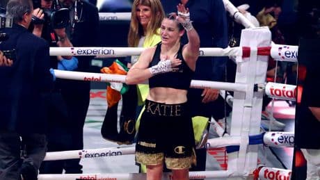 Katie Taylor hints at retirement plans after clinching third win over Amanda Serrano