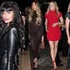 Jameela Jamil turns heads in skintight leather blazer mini-dress as she joins Romee Strijd, Ellie Bamber and Toni Garrn at the Cannes Ray-Ban X A$AP Rocky after party