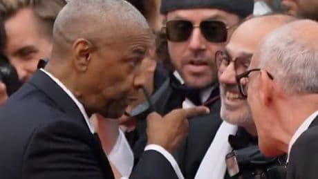 Denzel Washington snaps back at photographer in tense Cannes red carpet incident