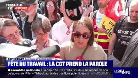 Manifestation du 1er-Mai: Sophie Binet détaille les raisons de la mobilisation