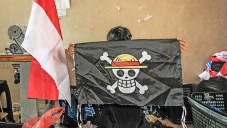 80 Jahre Unabhängigkeit: Indonesier protestieren mit Piratenflagge gegen Regierung