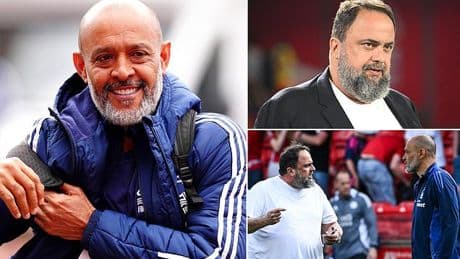 Nuno Espirito Santo signs new three-year deal at Nottingham Forest as Evangelos Marinakis rewards boss for superb season despite late slump - as coach thanks owner for 'constant support and backing'