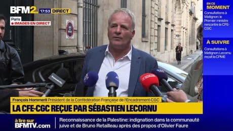 "J'ai envie d'être positif. On a eu un entretien détendu et agréable", affirme le Président de la CFE-CGC