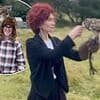 Sharon Osbourne is seen for the first time since husband Ozzy's funeral as her daughter Kelly reveals their new shared passion for falconry has 'put a smile back on mum's face'