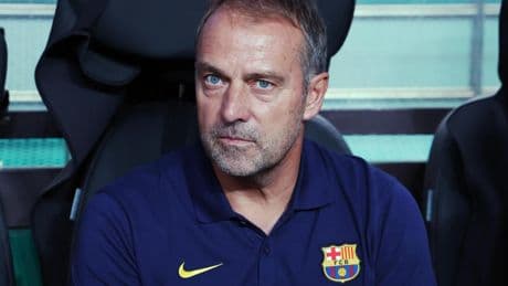 Flick saca un once en clave Liga para enfrentarse al Como en el Gamper