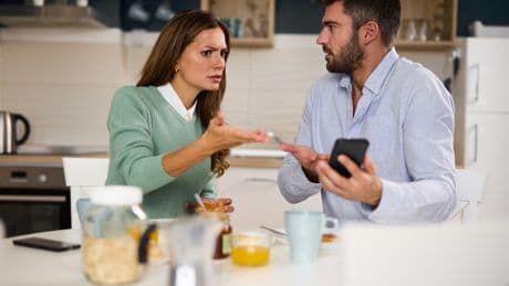 Top 10 arguments couples have over technology from using phones during dinner to remote control wars