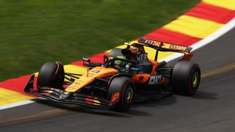 Los McLaren dominan en Spa con la pole de Lando Norris y el segundo puesto de Piastri