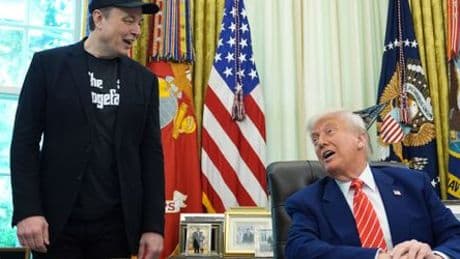 Donald Trump verabschiedet Elon Musk
