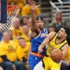 Haliburton has 32 points, 15 assists and 12 rebounds as Pacers beat Knicks 130-121 for a 3-1 lead