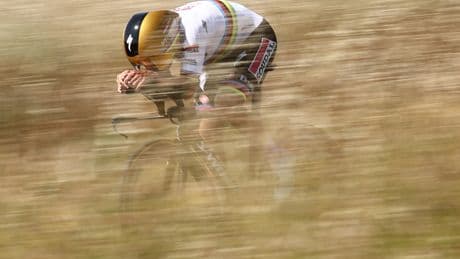 Una impresionante contrarreloj de Evenepoel deja a Iván Romeo sin el liderato del Dauphiné