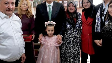 Konya'da şehit ailesine ziyaret