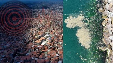 Depremle sarsılan Marmara'da yeni tehlike! Kartal sahilinden gelen görüntü ürküttü